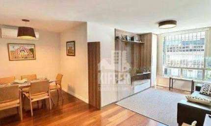 Apartamento 1 por Andar, com 3 quartos, 1 suíte, Rua Fechada, 1 vaga, 127m² por R$ 749.000,00 - Icaraí - Niterói/RJ