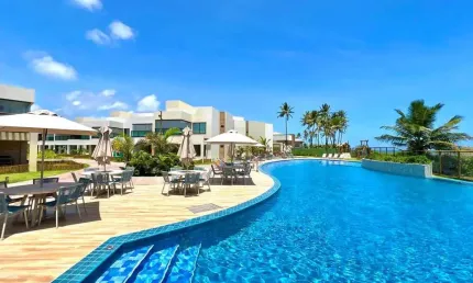 BELO APARTAMENTO PÉ NA AREIA | PORTEIRA FECHADA | ITACIMIRIM