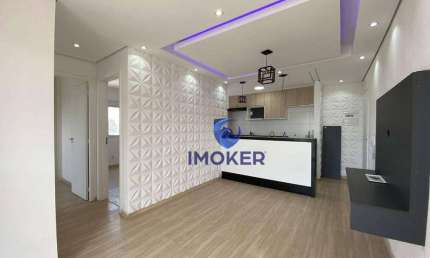 Apartamento no Atrium Residencial Clube, em Ferraz/SP; 2 dormitórios; cozinha planejada; 1 banheiro; 1 vaga.
