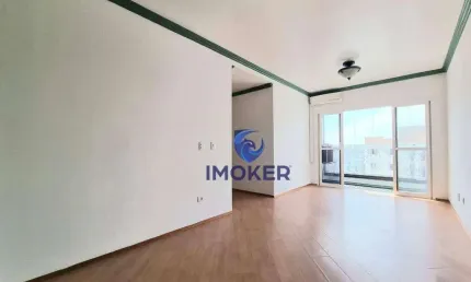 Apartamento em Mogi das Cruzes/SP; 3 quartos (1 suíte); 2 vagas; ar-condicionado instalado.