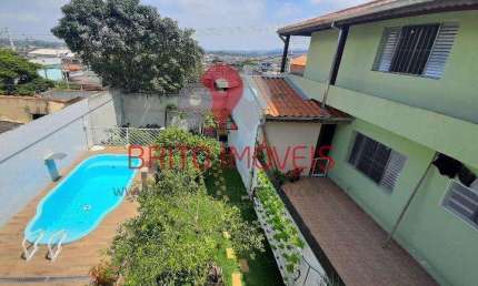 Casa Térrea para Venda em Mogi das Cruzes, Jardim Santos Dumont II, 4 dormitórios, 4 banheiros, 2 vagas