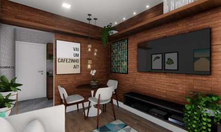 Apartamento para Venda em Mogi das Cruzes, Vila Lavínia, 2 dormitórios, 1 banheiro, 1 vaga