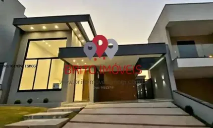 Casa Térrea para Venda em Mogi das Cruzes, Cézar de Souza, 3 dormitórios, 3 suítes, 5 banheiros, 4 vagas