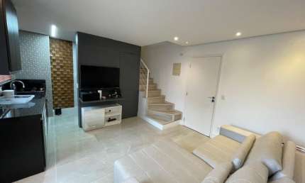 Duplex para locação | 1 quarto | 1 lavabo | varanda | 1 vaga  e varanda - Itaim Bibi - São Paulo - S