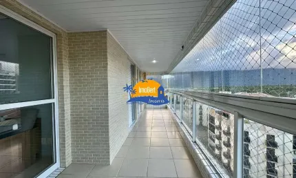 Apartamento à venda no Centro de Bertioga-SP-100 mts da praia, com 3 quartos, 1 suíte e 2 vagas de garagem!