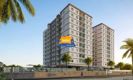 Lançamento Residencial Vista Linda: Frente ao mar. Apartamento à venda em Bertioga-SP com 1,2 ou 3 quartos, sala, banheiro, garagem