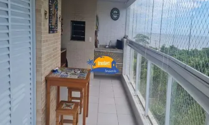 Apartamento à venda em Bertioga-SP, no bairro Indaiá: 2 quartos, 1 suíte, 2 salas, 2 banheiros, 2 vagas de garagem, 80m² de área.