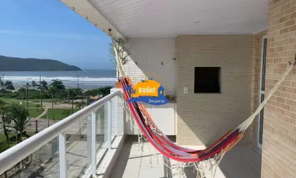 Apartamento à Venda em Bertioga-SP, Vista para o mar,  cond. frente ao mar,  2 Quartos, 1 Suíte, 2 Salas, 2 Banheiros, 2 Vagas, 82,82 m²!