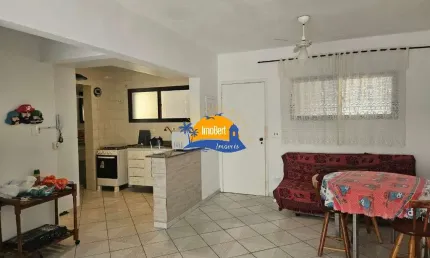 Apartamento próximo a praia à venda em Bertioga-SP, bairro Maitinga! 2 salas, 1 banheiro, 2 vagas de garagem e 57,00 m² de área!