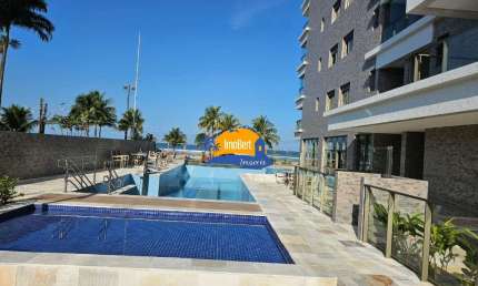 Apartamento à venda- Bertioga- SP- Cond. SQUARE- Sol da manhã- 7º andar- Vista para o mar com 3 quartos (1 suíte) 2 vagas cobertas, 116,70m².