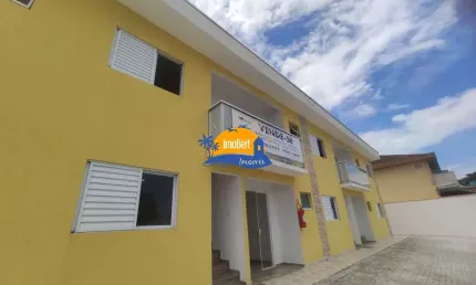 Casa de condomínio no rio da praia, bertioga-sp: 2 quartos, 1 banheiro, 1 vaga!