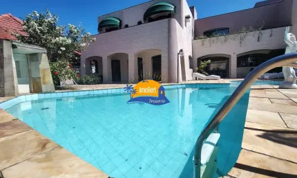 Residência de alto padrão frente mar em condomínio fechado na cidade de bertioga-sp, centro - 5 quartos, 5 suítes, 7 banheiros, 6 vagas de garagem, 450m² de área
