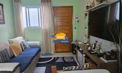 Casa de Condomínio à venda em Bertioga-SP, bairro Maitinga! 2 quartos, 1 suíte, 2 salas, 3 banheiros, 1 vaga, 76,78m².