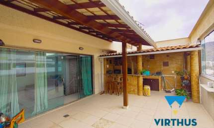 Freguesia - Cobertura duplex 3 quartos (suíte) - infra lazer completo