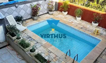 Taquara - Casa em condomínio fechado com 4 quartos, piscina e churrasqueira