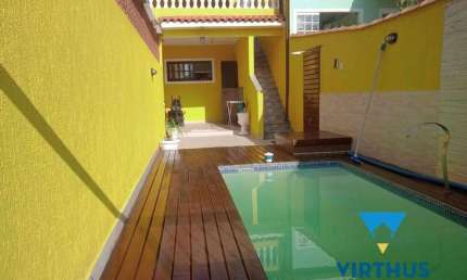 Casa Duplex de Vila, Pechincha, 2 quartos, quintal e piscina, 176 m²