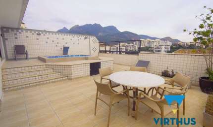 Freguesia - Estrada dos Três Rios - Cobertura duplex 233m2 - Piscina