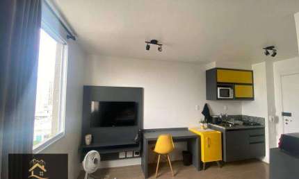 Apartamento com 1 dormitório para alugar, 20 m² por R$ 2.020,00/mês - Brás - São Paulo/SP