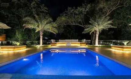 CASA MARAVILHOSA ALPHA CONDE/  PISCINA BORDA INFINITA/ 4 SUÍTES BARUERI
