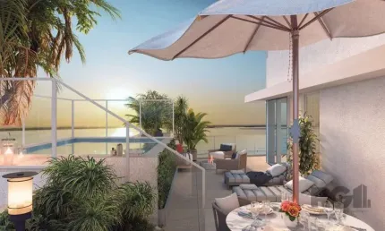 Cobertura com 3 suítes, 4 vagas de garagem, - 254,22m² no bairro Cristal, Porto Alegre/RS