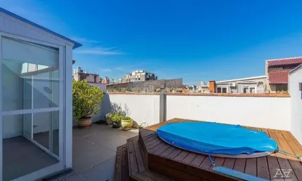 Cobertura 1 dorm à venda Rua Vicente da Fontoura, Santana - Porto Alegre