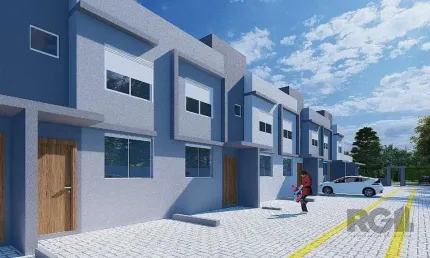 Casa em condomínio fechado com 2 quartos à venda na Rua Miguel Ascoleze, --, Vila Nova, Porto Alegre