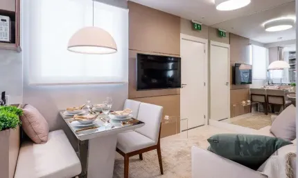 Apartamento com 2 quartos, vaga de garagem, churrasqueira - 39m² no bairro parque santa fé, porto alegre/rs