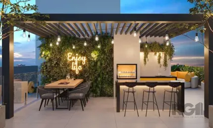 Apartamento com 2 quartos - 34,32m² no bairro Glória, Porto Alegre/RS