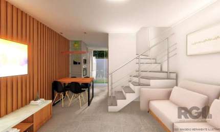 CASA ESTILO SOBRADO COM 2 QUARTOS E PÁTIO, À VENDA NO BAIRRO VILA NOVA, EM PORTO ALEGRE/RS