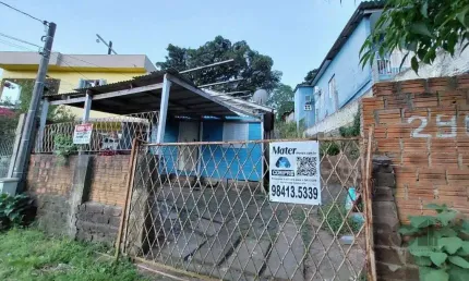 TERRENO COM CASA 2 DORMITORIOS, NO BAIRRO VILA NOVA, EM PORTO ALEGRE, RS