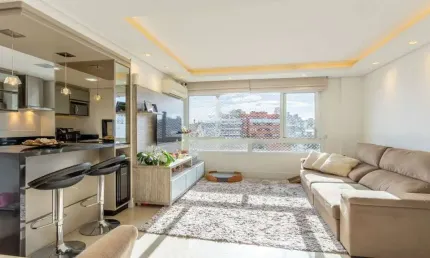 Apartamento semi mobiliado com 2 quartos de bairro Petrópolis