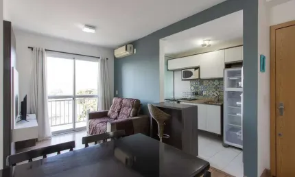 Apartamento 2 dormitórios, 1 vaga escriturada, andar alto