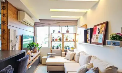 Excelente apartamento com dois sendo suite , duas vagas ,semi mobiliado