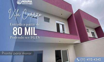 Sobrado para Venda em São Paulo, Vila Carrão, 2 dormitórios, 2 suítes, 3 banheiros, 2 vagas