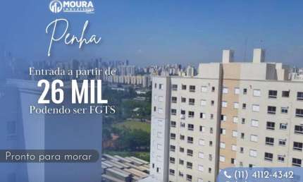 Apartamento para Venda em São Paulo, Penha, 2 dormitórios, 1 banheiro, 1 vaga