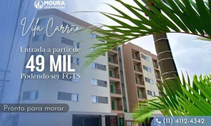 Apartamento para Venda em São Paulo, Vila Carrão, 2 dormitórios, 1 suíte, 2 banheiros, 1 vaga