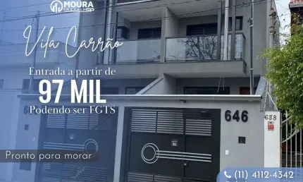 Sobrado para venda em são paulo, vila carrão, 3 dormitórios, 2 suítes, 3 banheiros, 3 vagas