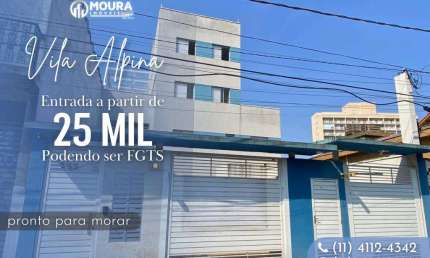 Apartamento para Venda em São Paulo, Vila Alpina, 2 dormitórios, 1 banheiro, 1 vaga