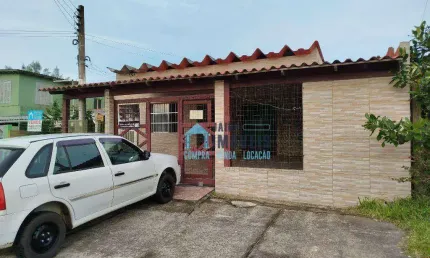 Casa com 3 dormitórios + 2 apartamentos à venda por R$ 220.000 - Centro - Balneário Pinhal/RS