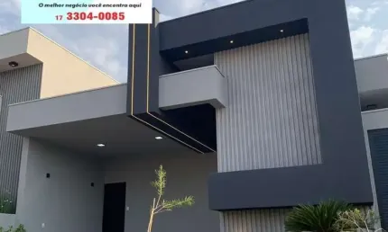 Casa em Condomínio para Venda em São José do Rio Preto, Residencial Maria Júlia, 3 dormitórios, 1 suíte, 4 banheiros, 2 vagas