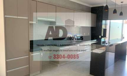 Casa para Venda em Olímpia, Jardim Amélia Dionísio, 3 dormitórios, 1 suíte, 3 banheiros, 2 vagas