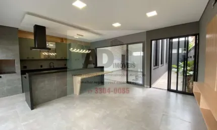 Casa em Condomínio para Venda em São José do Rio Preto, Residencial Gaivota II, 3 dormitórios, 1 suíte, 4 banheiros, 2 vagas