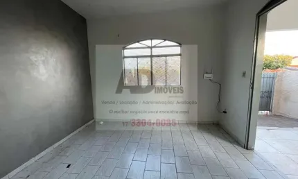 Casa para locação em são josé do rio preto, vila ipiranga, 2 dormitórios, 1 banheiro, 1 vaga