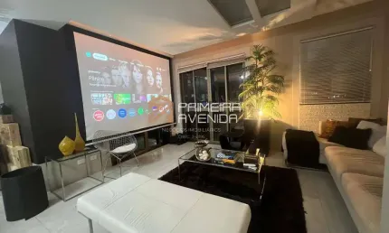 Apartamento de 206m2 - 4 suítes, 3 vagas, andar alto com vista linda - Edifício Bonaire