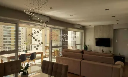 Apartamento de 142m² - 3 suítes - 3 vagas - jardim das indústrias