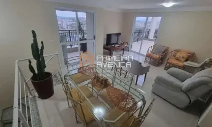 Cobertura Duplex 243m² - 4 dorms, suíte - 3 vagas - Jardim Aquarius