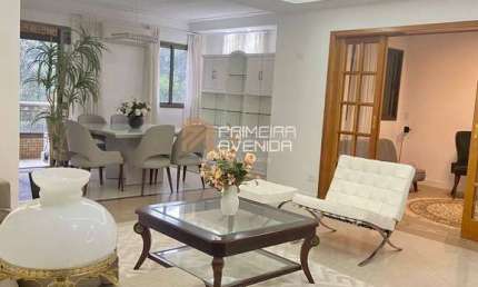 Apartamento mobiliado de 205m² - 4 suítes, 3 vagas, com vista linda