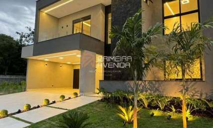 Sobrado 402m² - 4 suítes / 1 master -  Condomínio Golfe 2