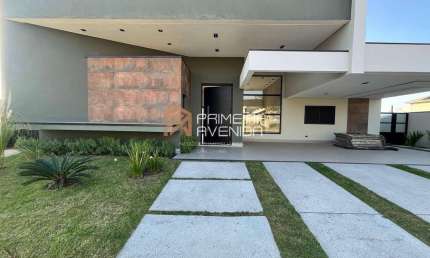 Casa térrea 290m² - 4 suítes / 1 master - Cond. Colinas Paratehy Norte