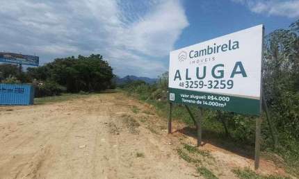 Terreno comercial para alugar na Rua Nelson Floriano Campos, Pachecos, Palhoça